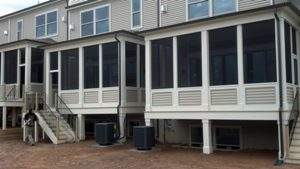 Houses with screened in deck